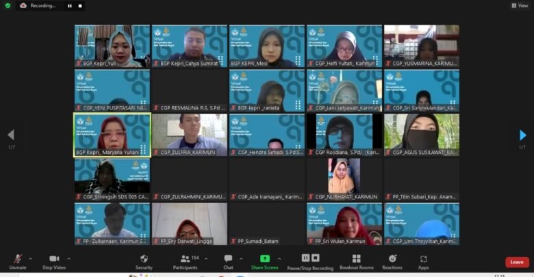 BGP Kepri Gelar Webinar Pengenalan Learning Management Sistem Bagi CGP dan PP