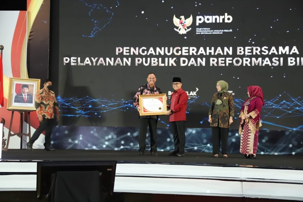 Anugerah Pelayanan Publik dan Reformasi Birokrasi 2022