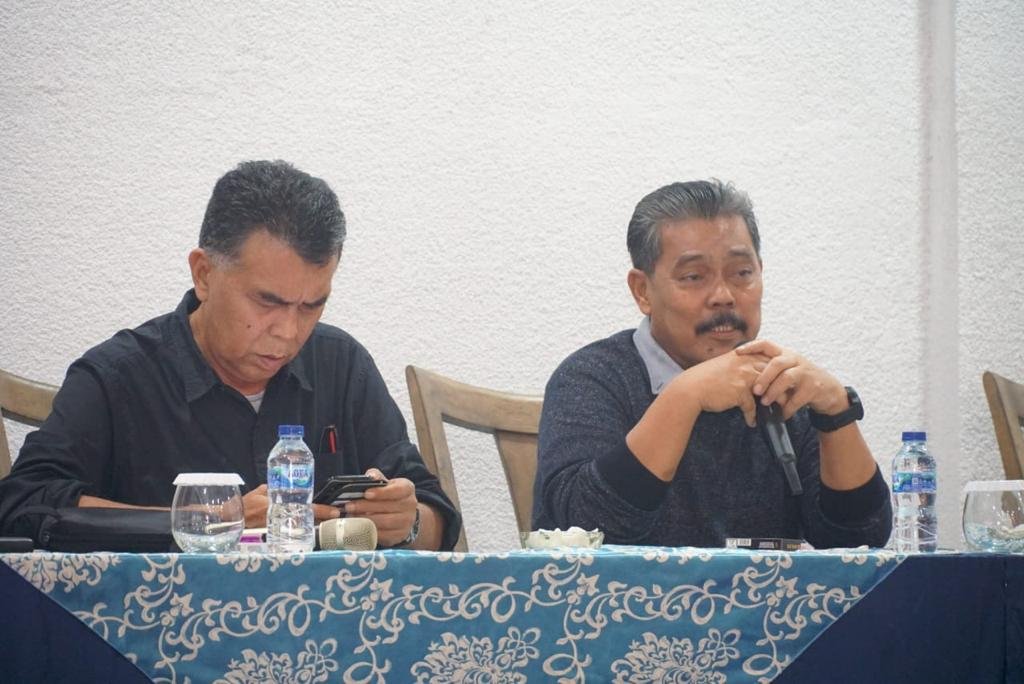 Kajati Kepri Gerry Yasid Saat Memberikan Sambutan Ramah-tamah Bersama Masyarakat Natuna 