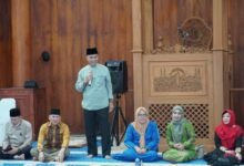 Wagub Kepri Marlin Agustina Menghadiri Kegiatan Pimpinan Cabang NU Natuna di Masjid Agung