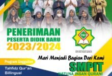 TELAH DIBUKA PENDAFTARAN PPDB SMPIT NATUNA INSAN QURANI