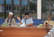 Jalin Silaturahmi Bersama Awak Media Natuna, Danlanud RSA Ceritakan Sejarah Lanud RSA