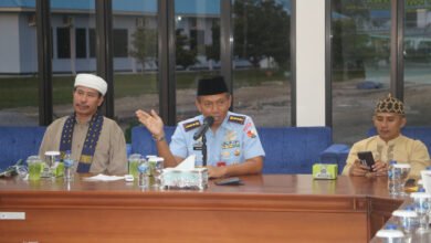 Jalin Silaturahmi Bersama Awak Media Natuna, Danlanud RSA Ceritakan Sejarah Lanud RSA