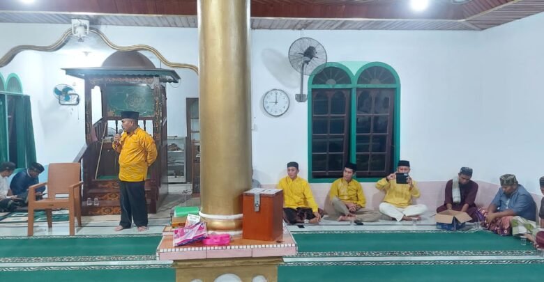 DPD II Partai Golkar Natuna Safari Ramadhan di Masjid Jamik Desa Tanjung