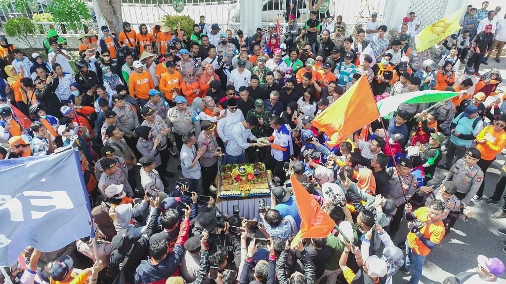 Muhammad Rudi Apresiasi Peringatan May Day di Batam Berjalan Damai