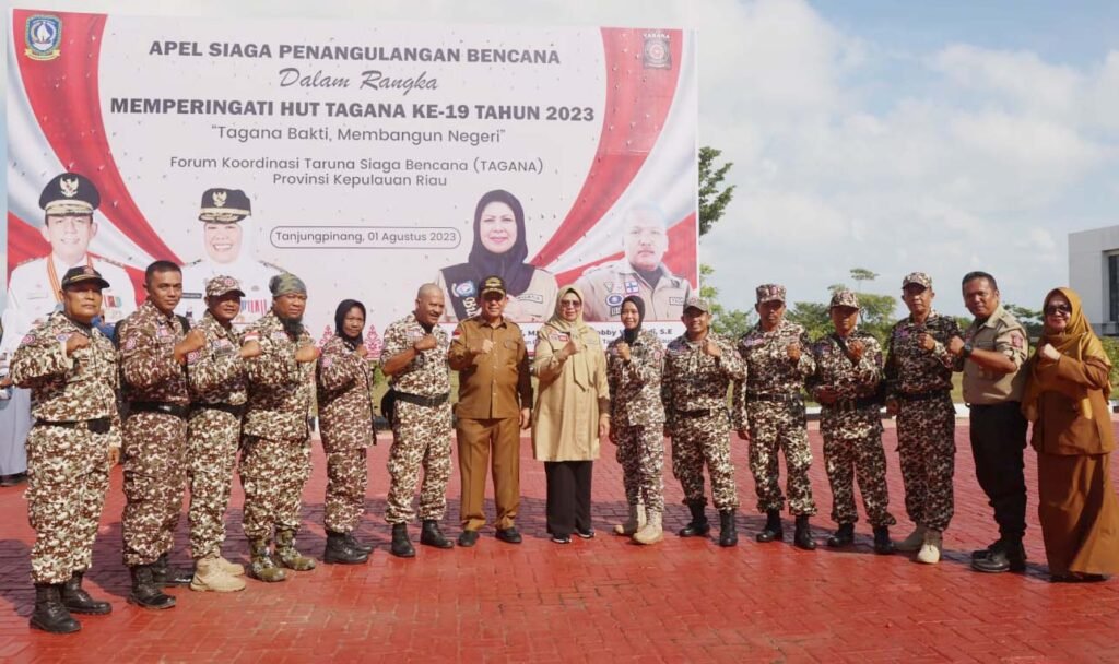 Ansar Ahmad Jadi Inspektur Upacara di Apel Siaga Penanggulangan Bencana