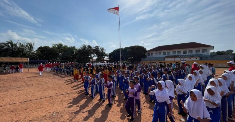 Lomba Jelang Perayaan HUT RI ke 79 di Pulau Perbatasan