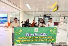 Tampil Gemilang, Kafilah Kepri Raih 10 Besar di MTQ Nasional XXX