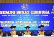 Wisuda ke XXIV STISIPOL Raja Haji