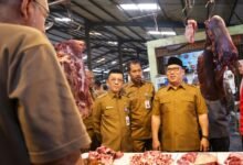 Wagub Nyanyang Sidak Pasar Bintan Center dan Gudang Bulog Tanjungpinang