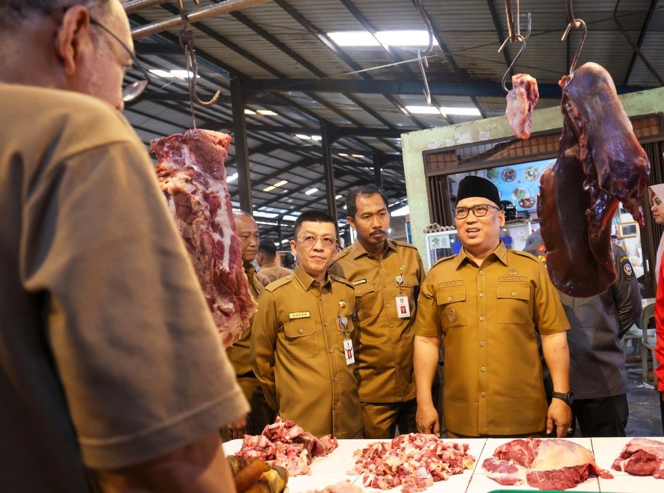 Wagub Nyanyang Sidak Pasar Bintan Center dan Gudang Bulog Tanjungpinang