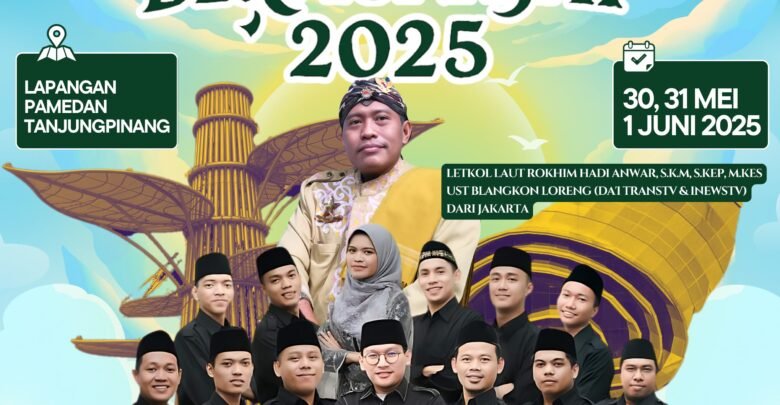 Tanjungpinang Bermunajat 2025 Akan Digelar Selama 3 Hari di Lapangan Pamedan