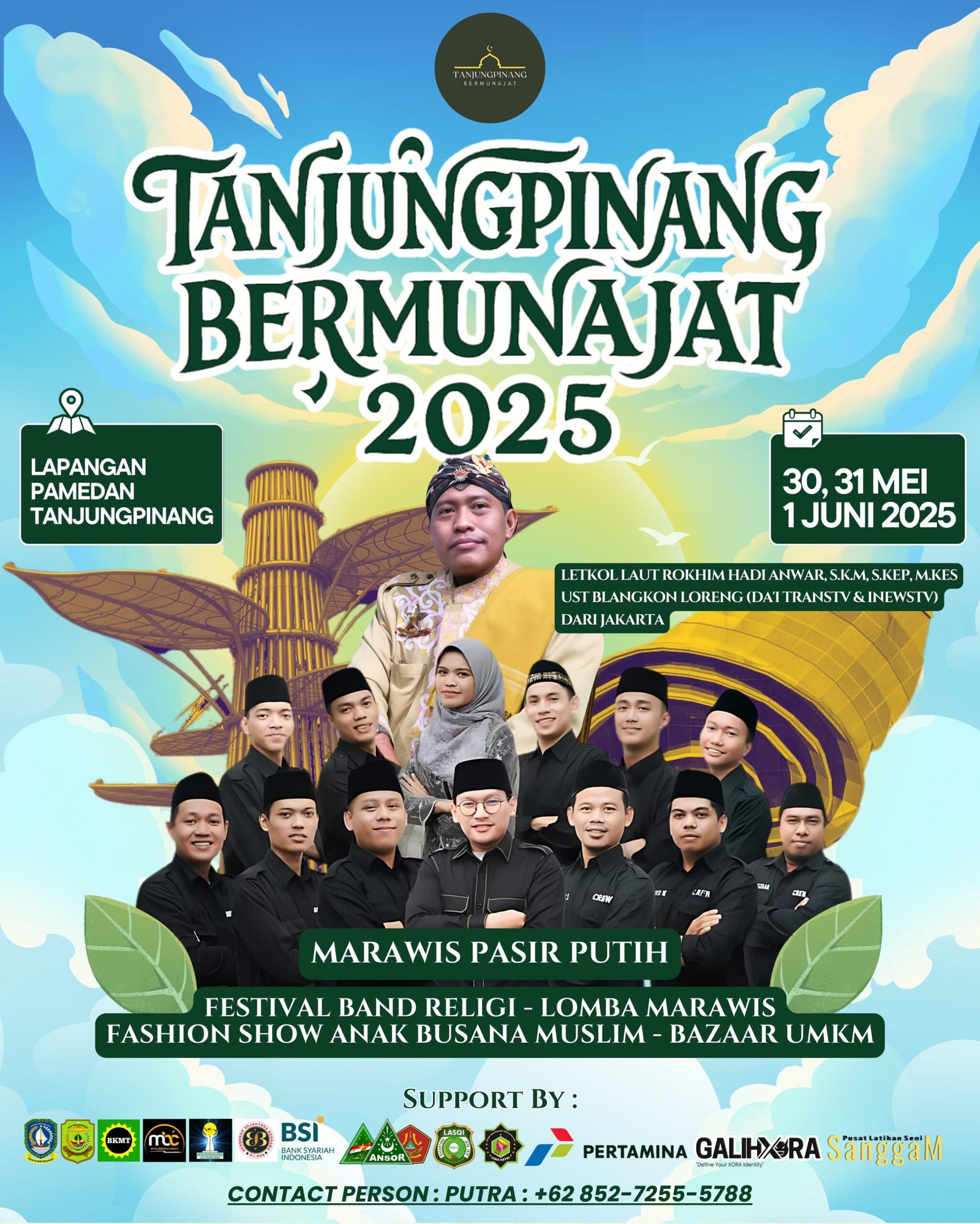 Tanjungpinang Bermunajat 2025 Akan Digelar Selama 3 Hari di Lapangan Pamedan