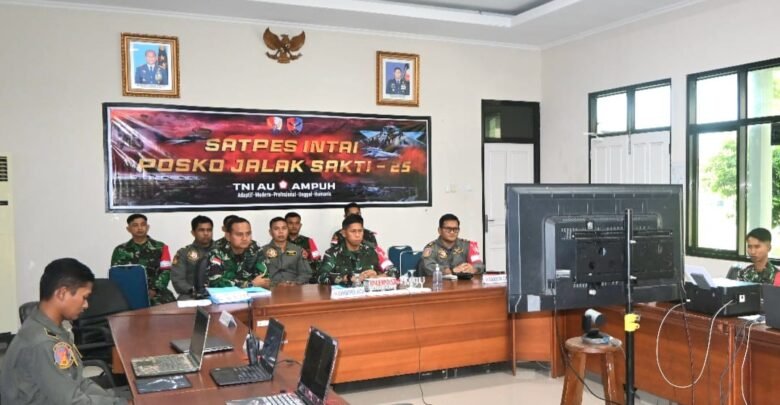 Lanud RSA Natuna Ikuti Gladi Posko Jalak Sakti 2025