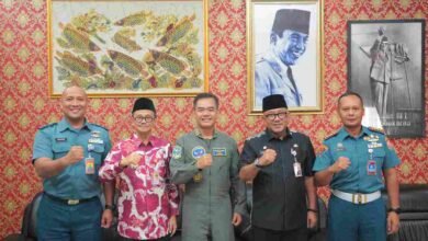 Wali Kota Lis Terima Kunjungan Silaturahmi dari Danlanudal Tanjungpinang dan Danpom Koarmada I