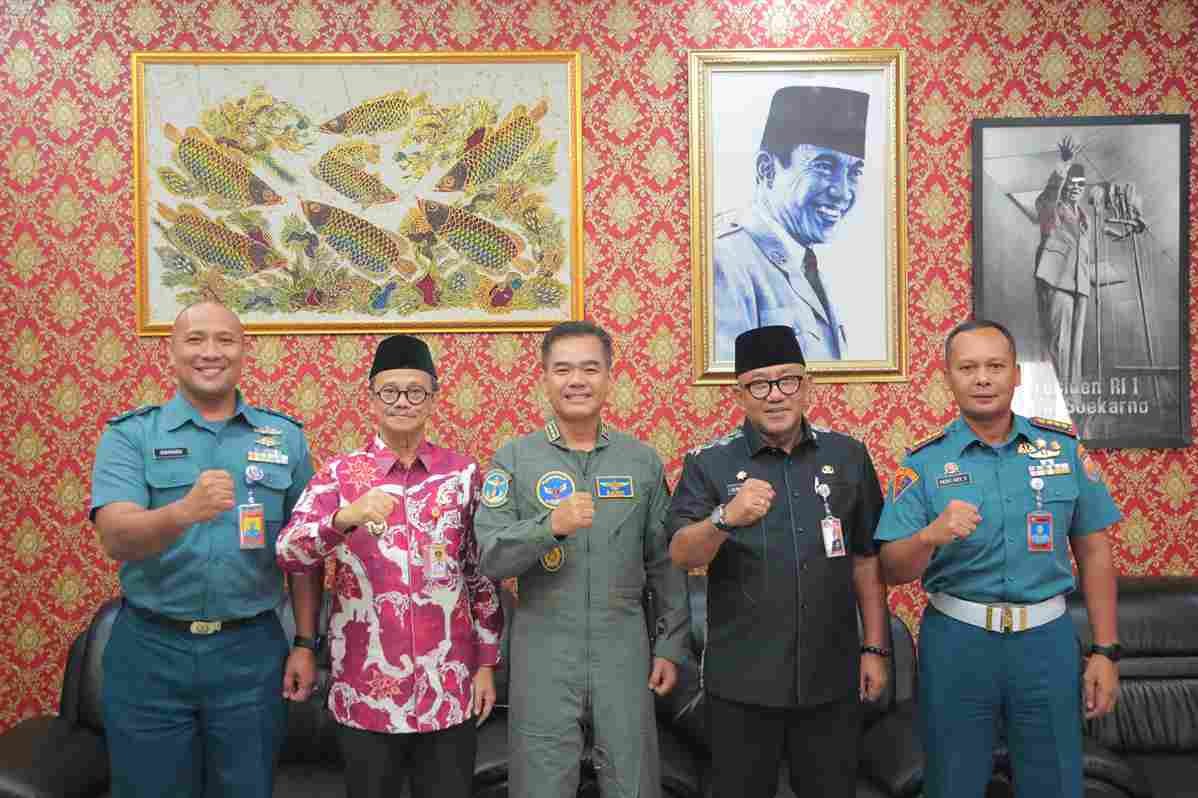 Wali Kota Lis Terima Kunjungan Silaturahmi dari Danlanudal Tanjungpinang dan Danpom Koarmada I