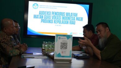 Kantor GTK Kepri Sambut Audiensi Pengurus Wilayah Ikatan Guru Vokasi Indonesia Maju Kepri