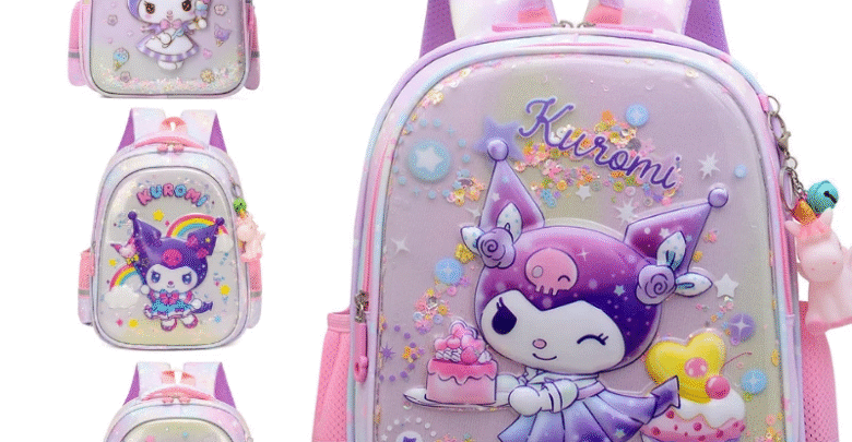Tas Ransel Anak Perempuan Fashion Kuromi Parasut Trendi, Fungsional, dan Super Imut!
