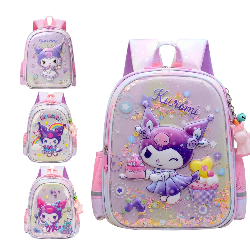 Tas Ransel Anak Perempuan Fashion Kuromi Parasut Trendi, Fungsional, dan Super Imut!