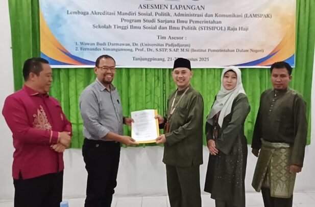 STISIPOL Raja Haji Raih Akreditasi Unggul Untuk Program Studi Ilmu Pemerintahan