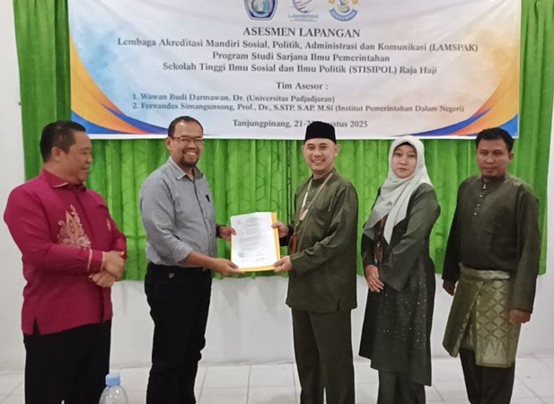 STISIPOL Raja Haji Raih Akreditasi Unggul Untuk Program Studi Ilmu Pemerintahan