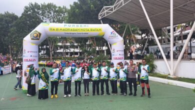 Pembukaan Porseni RA dan Madrasah Kota Batam 2025