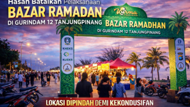 Bazar Ramadan 1447 H di Zona B Gurindam 12 Tanjungpinang Dibatalkan, Lokasi Dipindah