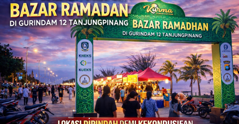 Bazar Ramadan 1447 H di Zona B Gurindam 12 Tanjungpinang Dibatalkan, Lokasi Dipindah