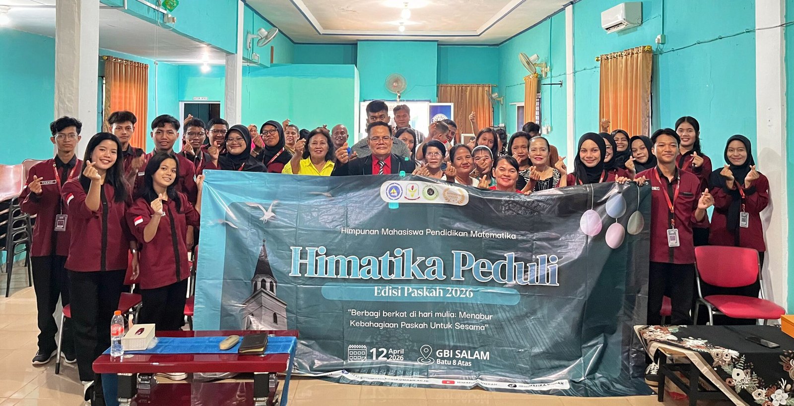 HIMATIKA UMRAH Tebar Kebaikan Melalui Aksi Peduli Edisi Paskah.