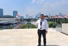 Camat Jemaja Mudahir, S.Pi Kunjungi Gedung DPD RI di Jakarta Disela Kegiatan Bimtek