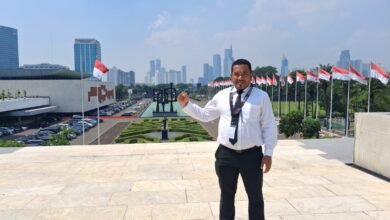 Camat Jemaja Mudahir, S.Pi Kunjungi Gedung DPD RI di Jakarta Disela Kegiatan Bimtek