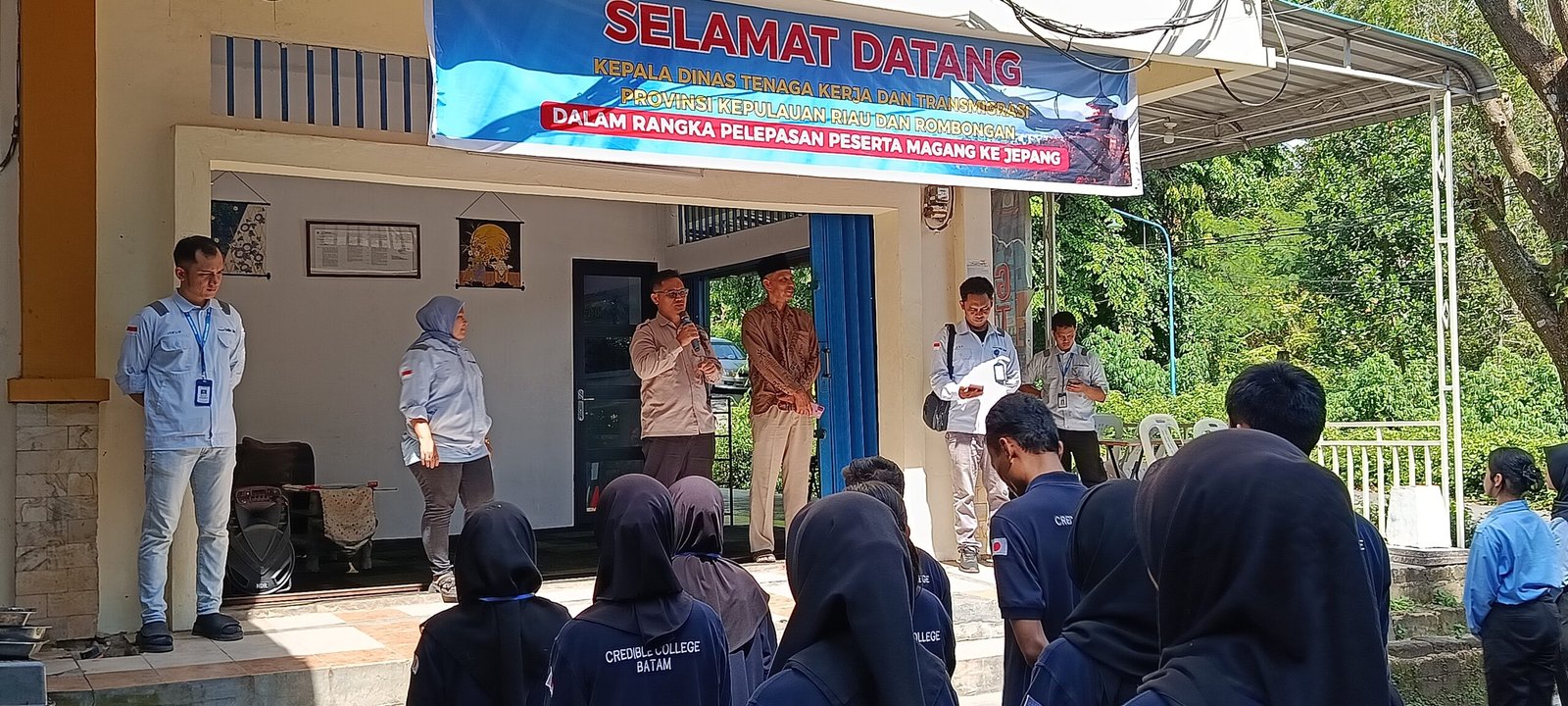 Pelepasan peserta magang Jepang
