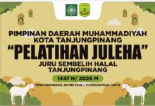 Pimpinan Daerah Muhammadiyah Tanjungpinang Gelar Pelatihan Juru Sembelih Halal 2026