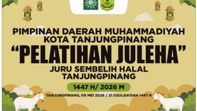 Pimpinan Daerah Muhammadiyah Tanjungpinang Gelar Pelatihan Juru Sembelih Halal 2026