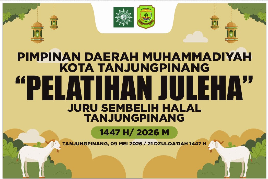 Pimpinan Daerah Muhammadiyah Tanjungpinang Gelar Pelatihan Juru Sembelih Halal 2026