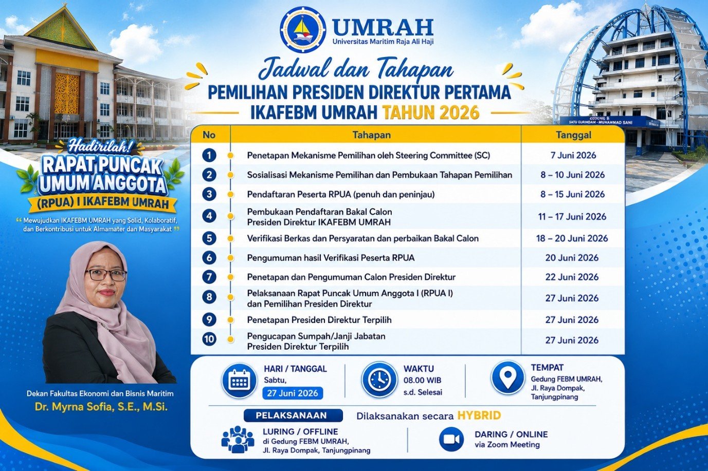 IKAFEBM UMRAH Memasuki Tahap Sosialisasi dan Pendaftaran Peserta RPUA