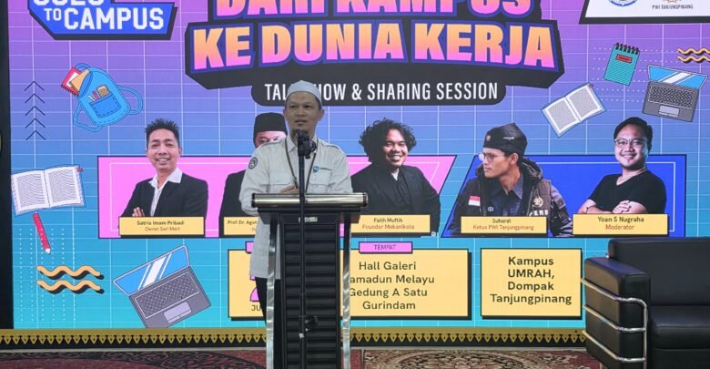 PWI Tanjungpinang Sukses Gelar 'Goes to Campus' di UMRAH, Bekali Mahasiswa Masuki Dunia Kerja