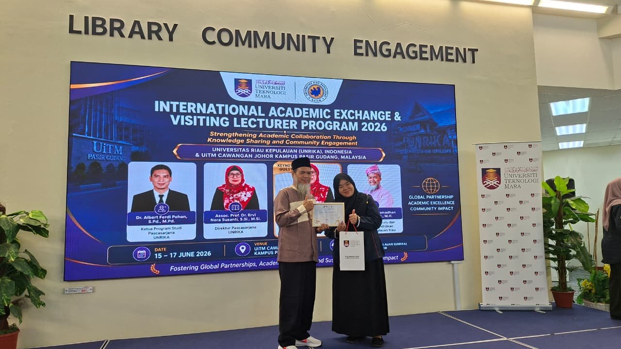 Raja Ali Haji Relevan untuk Era AI dan Tata Kelola Modern, Dr. Hos Arie Sampaikan Kuliah Tamu di UiTM Malaysia