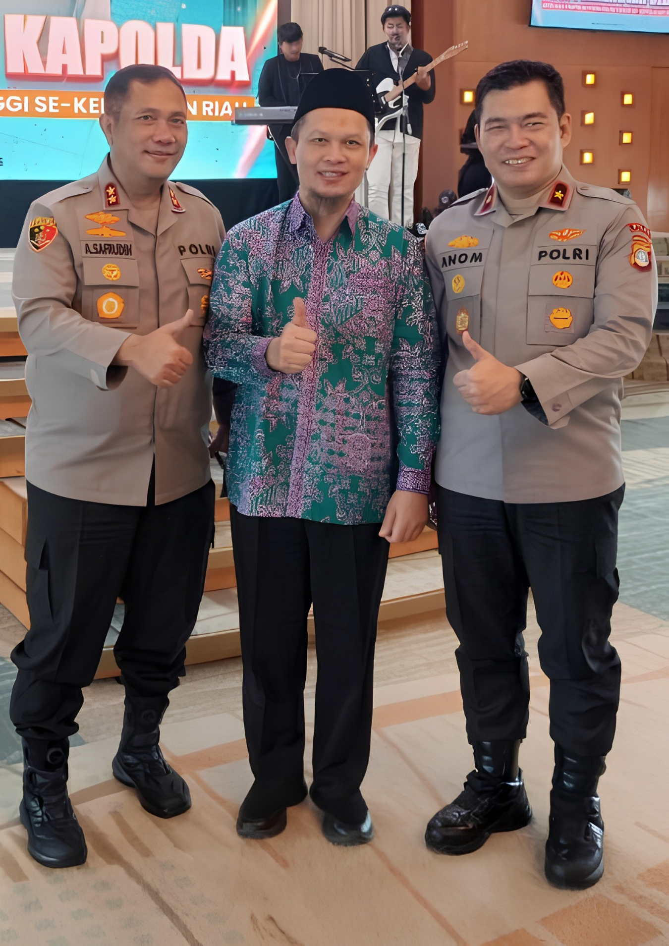 Wakil Rektor III UMRAH Hadiri Upacara dan Syukuran Hari Bhayangkara ke-80 di Polda Kepri